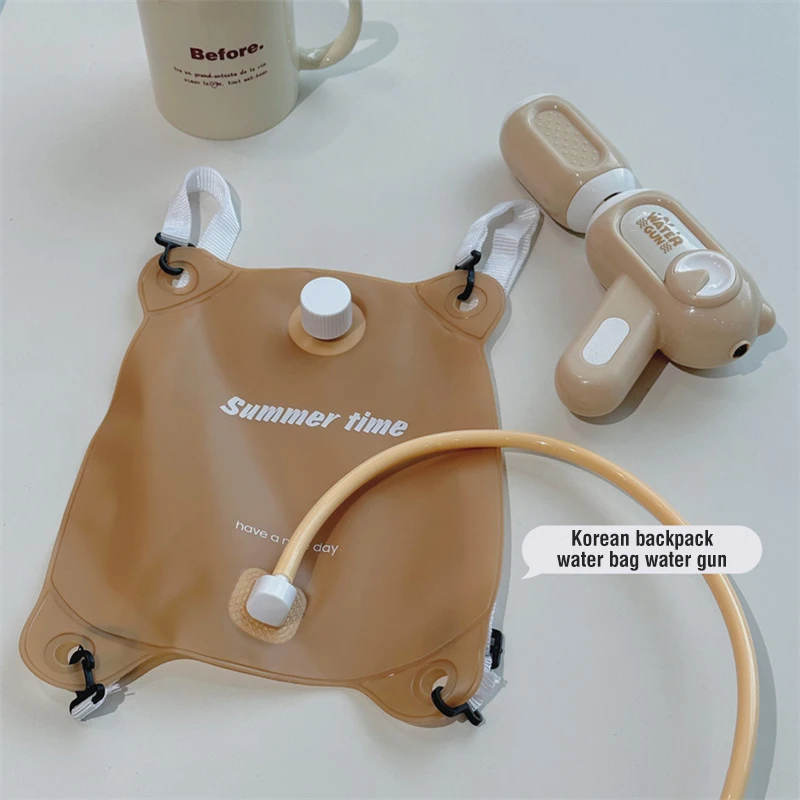 Детский мягкий водный мешок пистолет для рисования длинный рюкзак игрушка