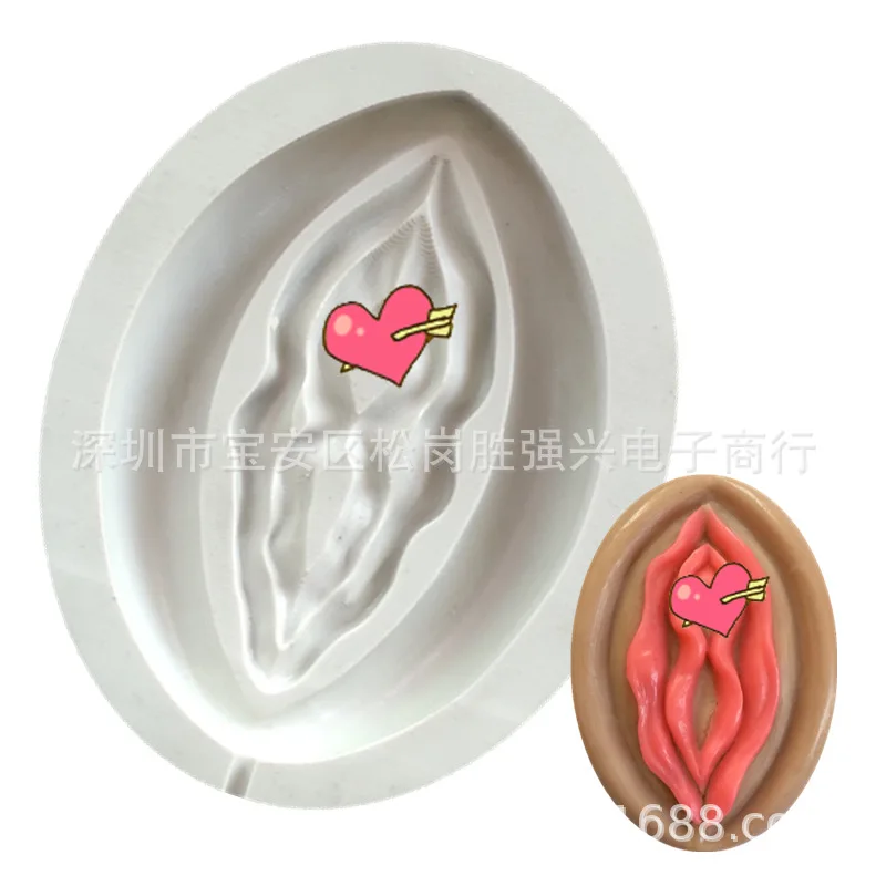 

Female Vulva Genitalia Silicone Mold For Fondant Candy Chocolate Epoxy Resin Sugarcraft Mould Pastry Cake Decorating Kitchen