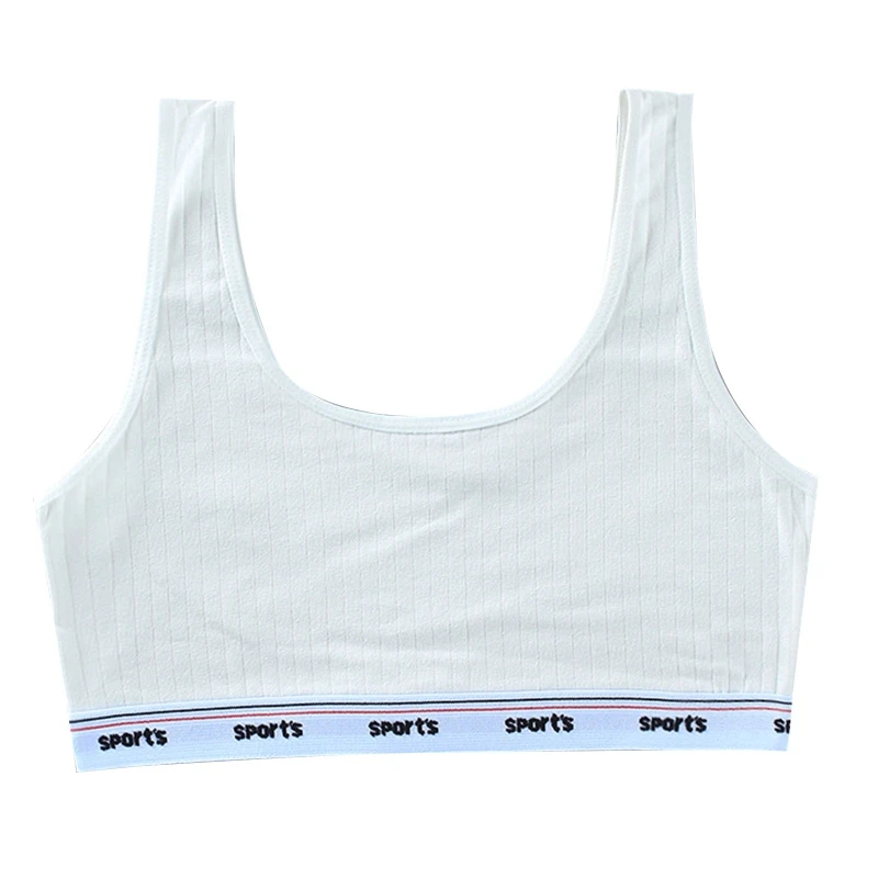 

Бюстгальтер для молодых девушек с широкими бретельками, дышащее нижнее белье, нижнее белье, тренировочный бюстгальтер для подростков, жиле...