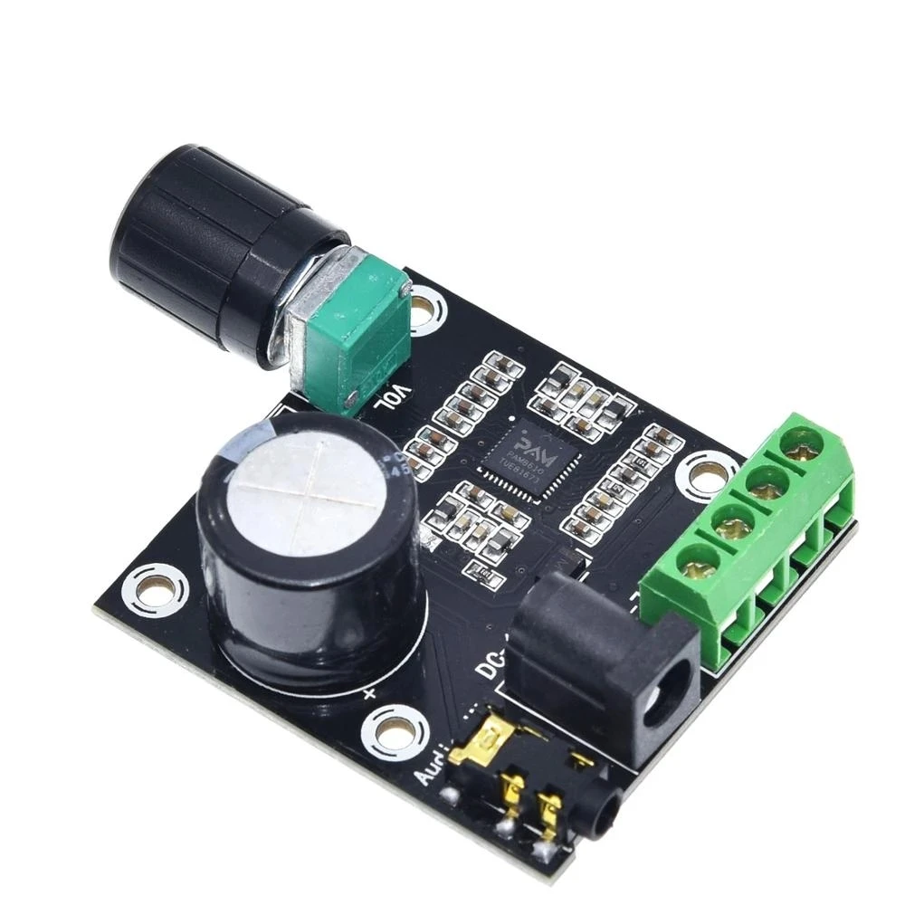 

Двухканальная Плата усилителя мощности 12 В HD PAM8610, чистый цифровой модуль усилителя мощности 15 Вт * 2