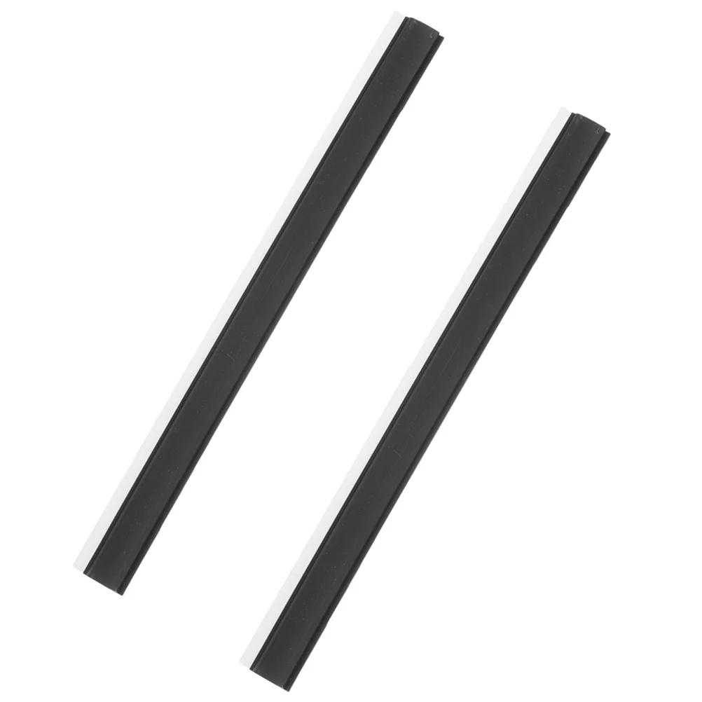 

2 Pcs Dustpan Plastic Lip Strip Finishing Insert Strips Repair Replacement Edge
