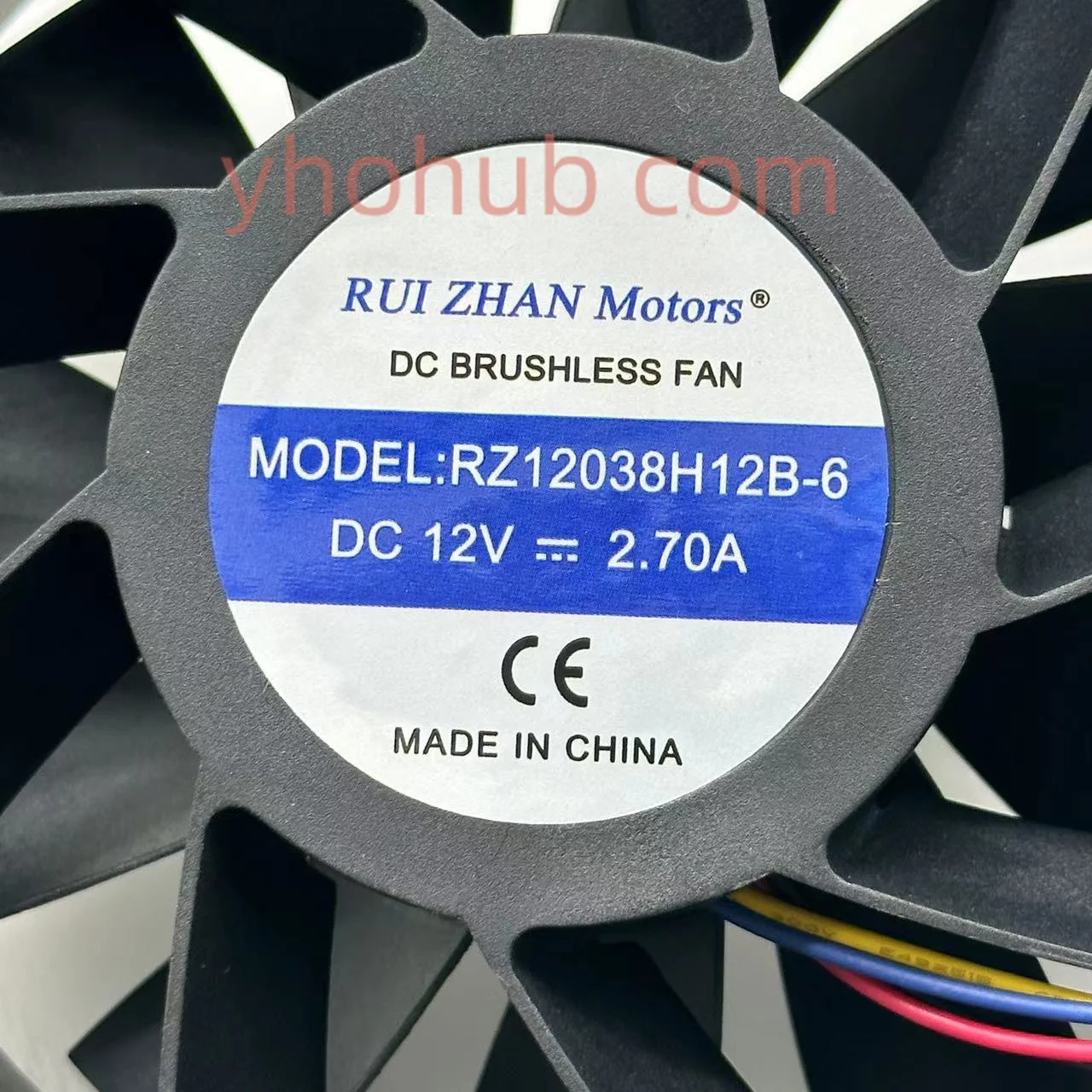 RUIZHAN RZ12038H12B-6 DC 12 В 2,70 А 120x120x38 мм 4-проводной охлаждающий вентилятор для сервера (art.: 3920ccb5ffbec) - 3920ccb5ffbec