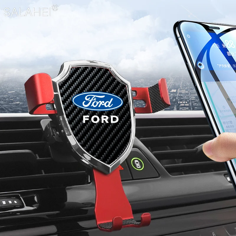 

Gravity Car Phone Holder Air Vent GPS Support Stand For Ford Focus Mondeo Kuga Fiesta MK7 Escort Explorer Edge MK2 Galaxy Escape