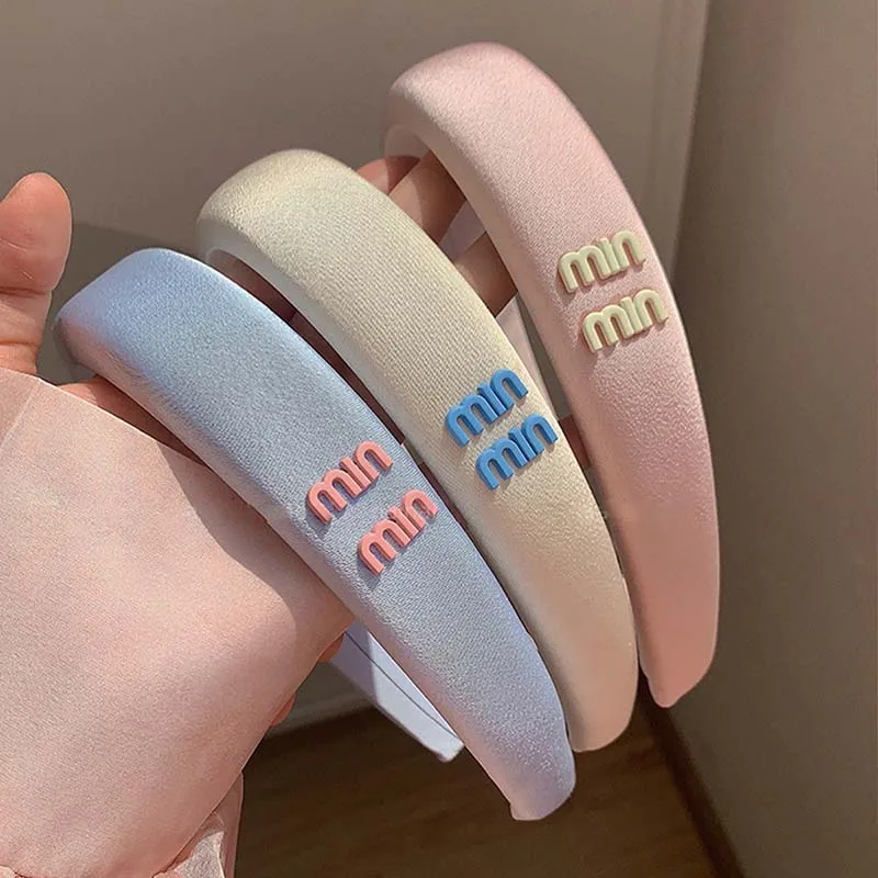 Pearlescent Headband Makeup Hair Bands Girls Accessories
