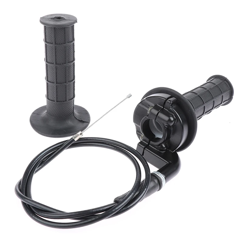 

Motorcycle Grip With Throttle Clamp With Twist Cable Handlebar Hand Grips