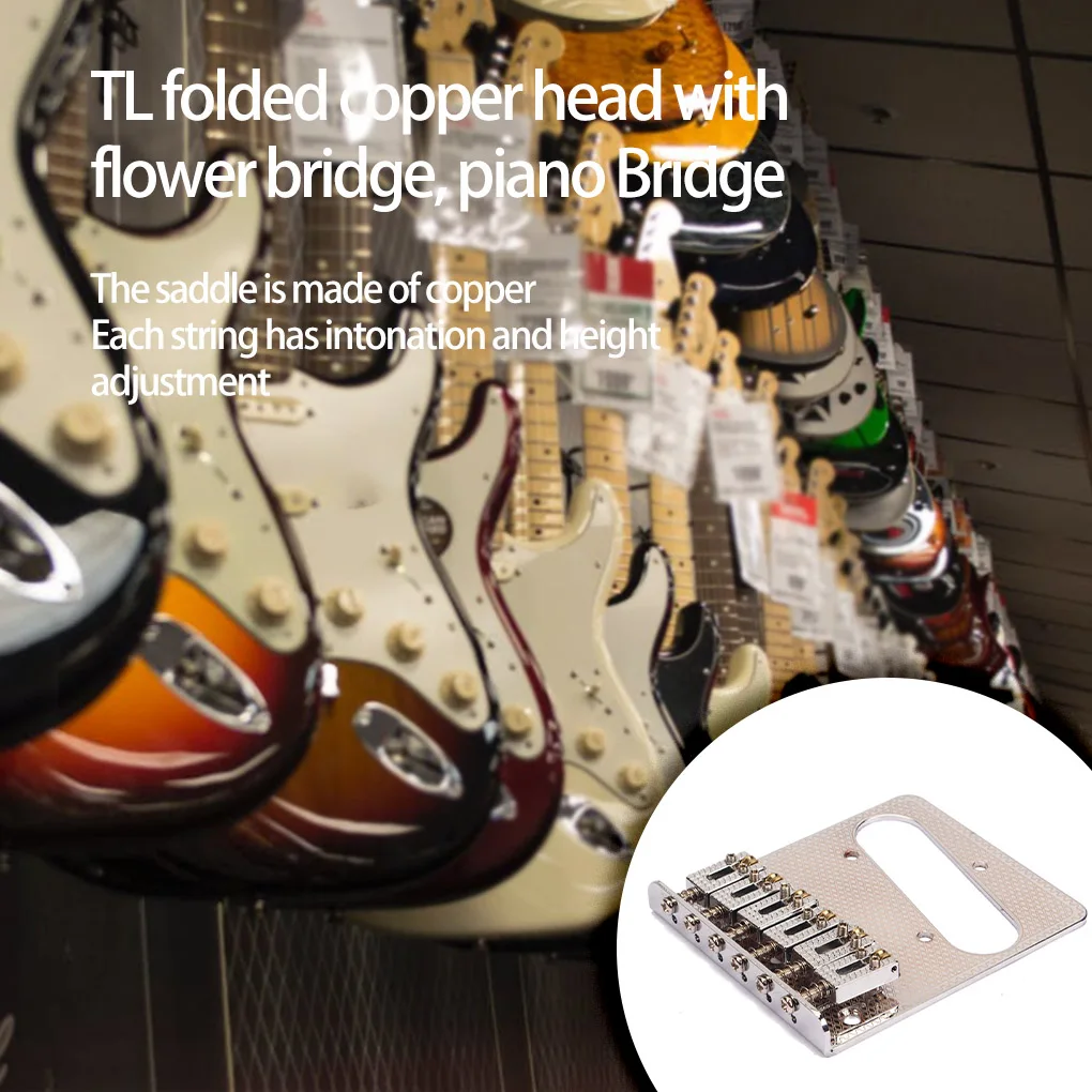 

Neck Boar Four Holes Simple Installation Instrument Accessories Metal Saddle for Beginners Single Bridges Guitar Bridge