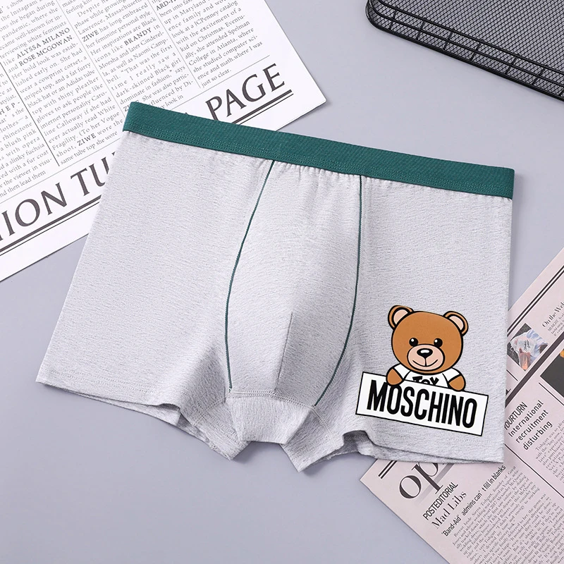 

Men Underwear Briefs Own Logo M-Moschinos Panties Cotton New 2023 Plus Size Panties XL-9XL Solid Colors Fashion Summer Shorts
