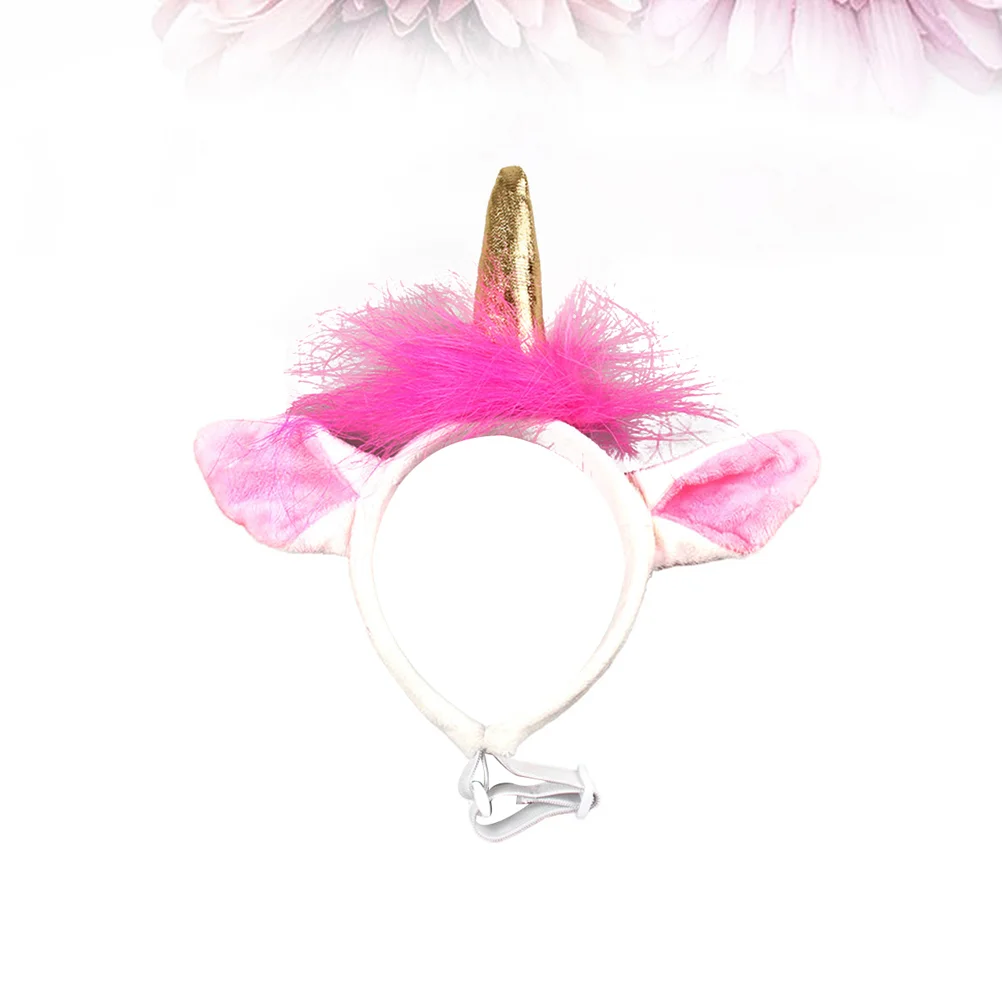 

Pet Adorable Headband Funny Unicorn Hair Festival Headpiece Costume Accessories for Cat Dog Puppy (Free Size)
