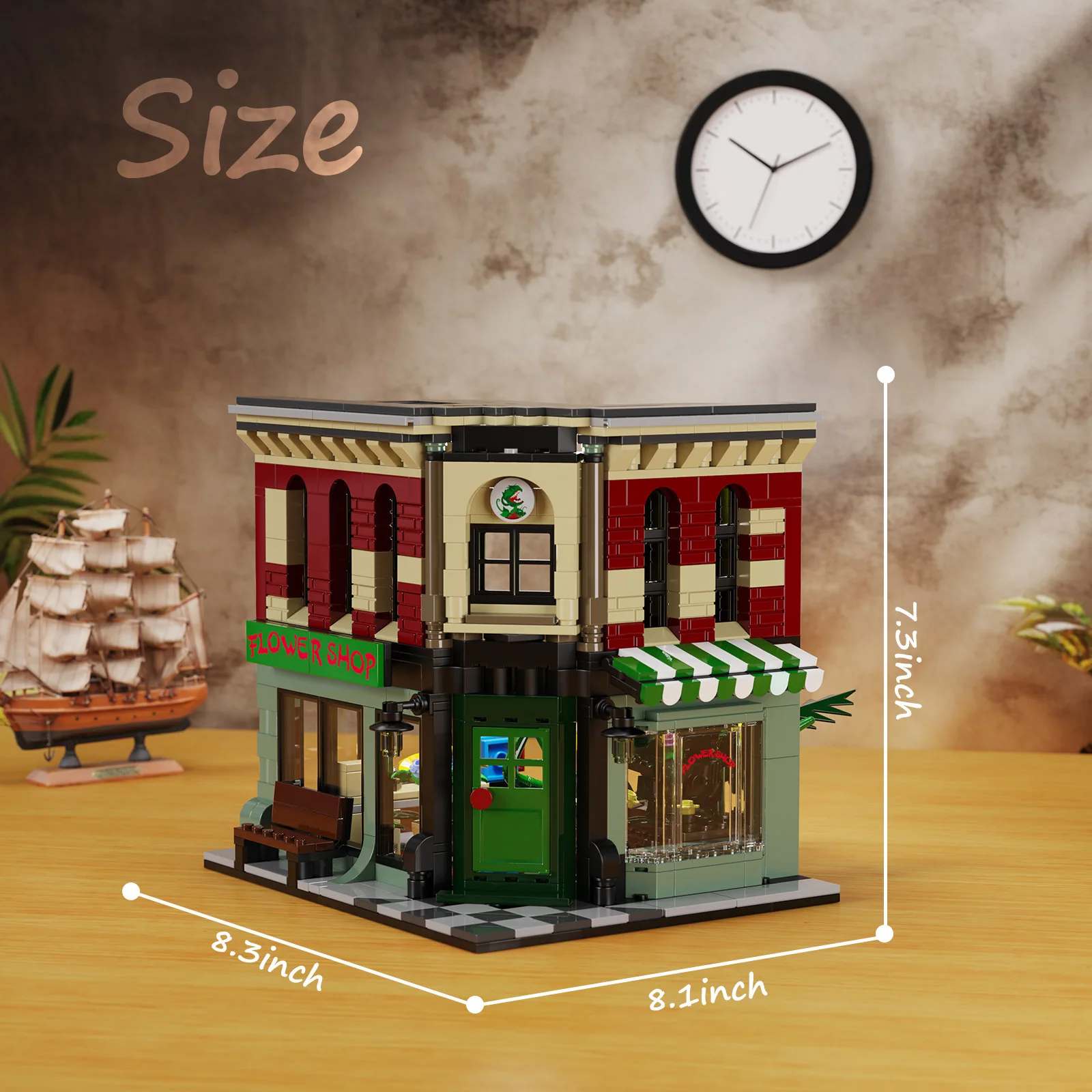 Горячий маленький магазин ужасов набор строительных блоков культовый ужас