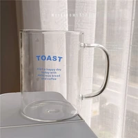 mushrooms 9527 korean style simple french ceramic mug coffee mug latte cup small fresh milk cup breakfast cup glass