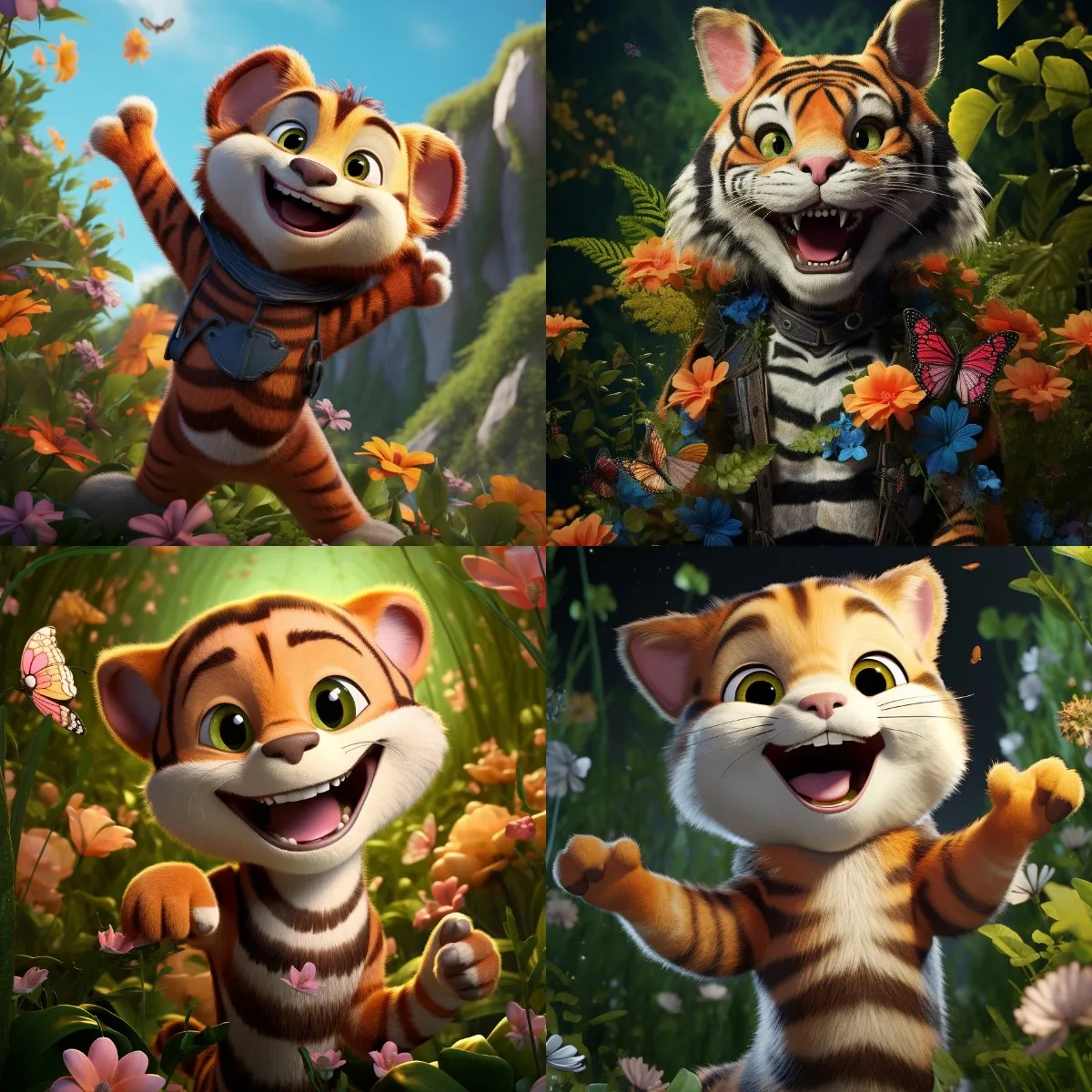 Набор для алмазной живописи сделай сам 5D с милым маленьким тигром-идеальный