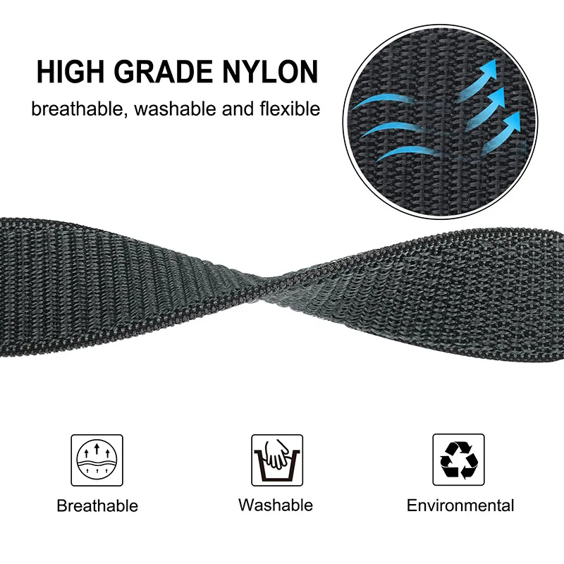 20mm Nylon Watch Band for Colmi C60 C61 Smart Watch Accessories for Colmi P28 Plus Strap For Colmi P8 Max Plus GT Pro Bracelets