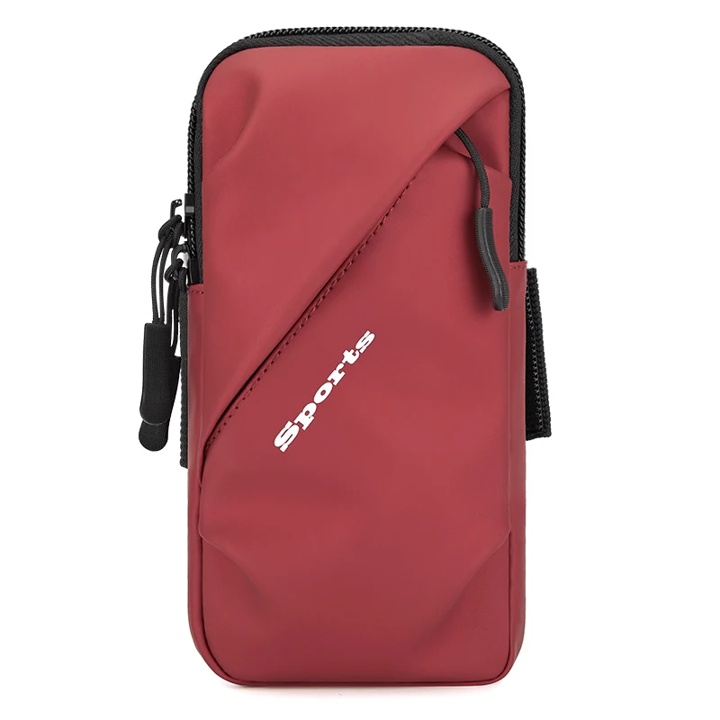 Comfortable Sports Arm Bag Water Proof Mobile Phone Arm Bag Double Layer Pocket Honeycomb Mesh Running Wrist Package