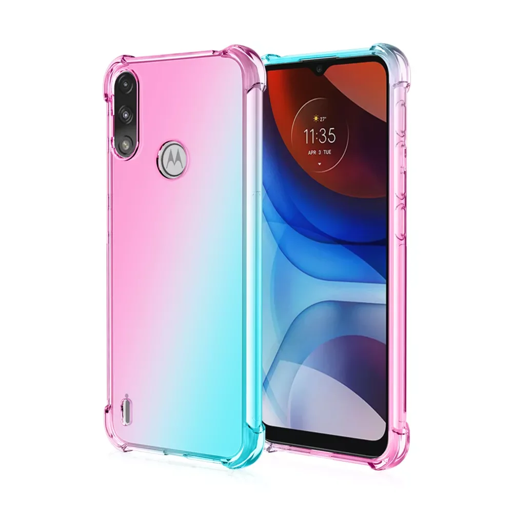 

Color Anti-scratch TPU Case for Motorola Moto E7 G8 G9 Power G 5G Stylus Play Edge Fast One Fuslon Plus Phone Bag