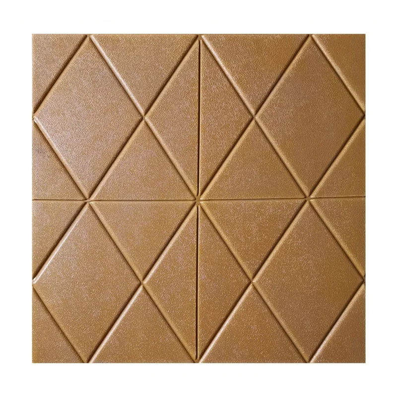 

3D Three-dimensional Wall Sticker Waterproof Wooden Board Wood Grain Wall Sticker Crash Wall Decorative Board 70 * 70cm
