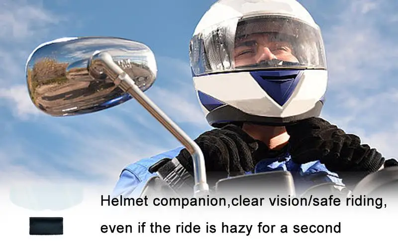 

Motorcycle Visor Film Adhesive Anti Fog Motorbike Film Insert Shield Universal Clear Lens Visor Fog Resistant Film for bikes