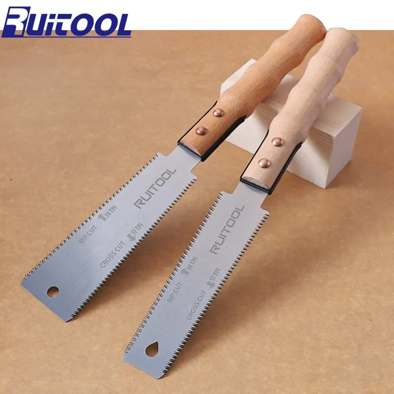 1 шт. японская пила 6 дюймов двухсторонняя ручная 14 &amp 17TPI SK-5 стальная Гибкая для