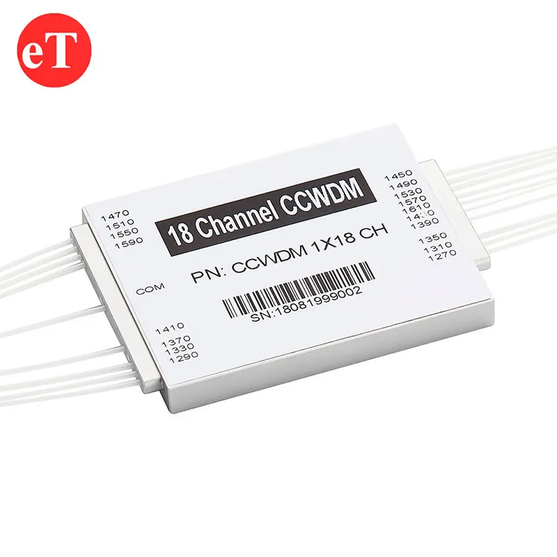 8-канальное устройство фильтра CCWDM WDM компактный волоконно-оптический