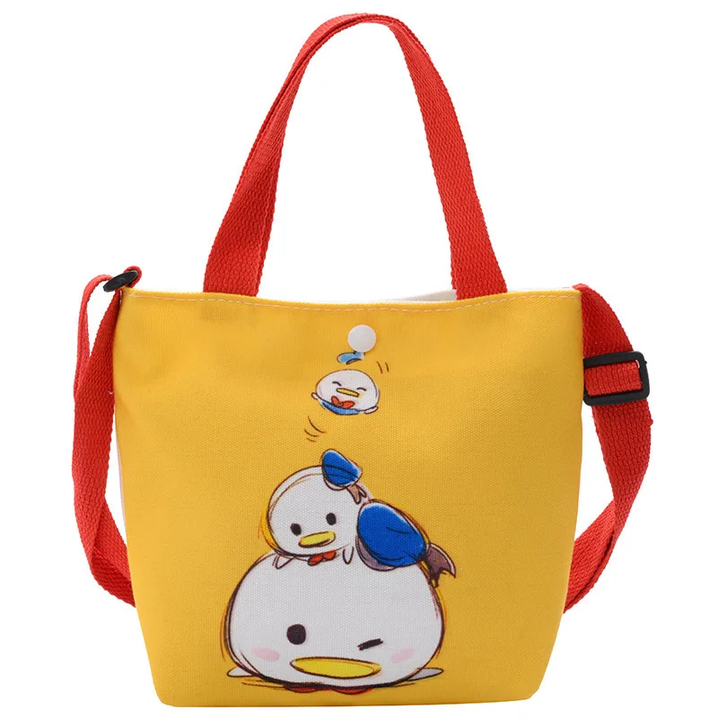 

Disney Children's Bag Tide Canvas Portable Shoulder Bag Cute Cartoon Girls Messenger Bag Coin Purse Handbag Bolso Mujer Kids Bag