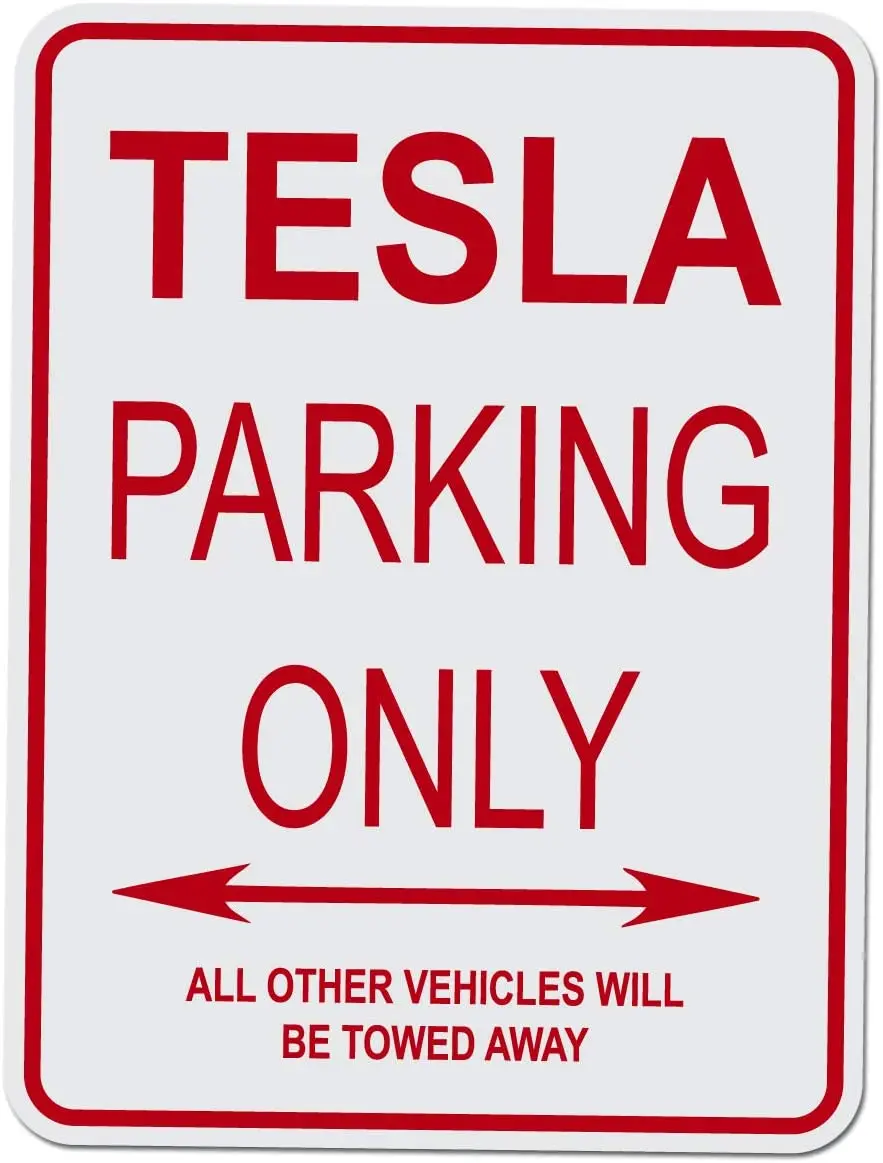 

Adept механизм Tesla только для парковки алюминиевый уличный знак