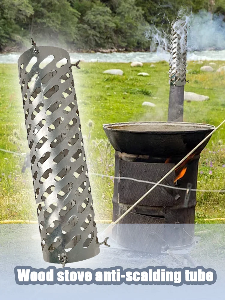 

Удлиненная трубка из нержавеющей стали для дровяной плиты