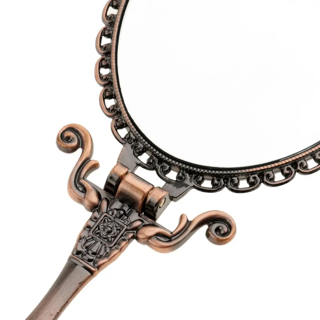 Винтажное ручное косметическое складное компактное карманное зеркало для