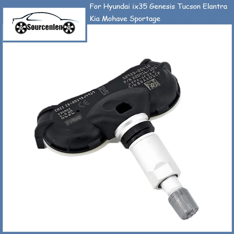 1 Pieces Tire Pressure Sensors TPMS 52933-3M000 For Hyundai ix35 Genesis Tucson Elantra Kia Mohave Sportage 52933-2S410