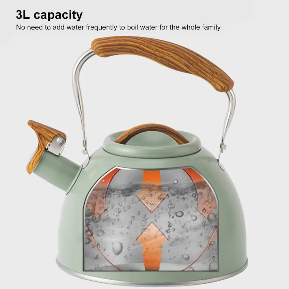 

Useful Safe to Use Tea Kettle High-Temperature Resistant Boiling Water Whistling Stove Top Tea Kettle Wide Application