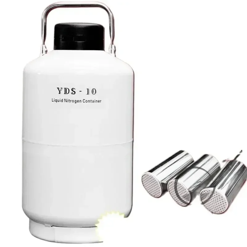 3/6/10/15/30л Контейнер для жидкого азота Криогенный бак Dewar с резервуаром YDS-10