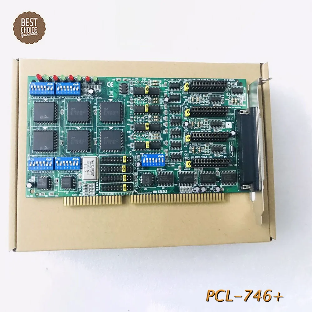 

For Advantech PCL-746+ 4 PORT RS-232/422/485 REV.B1 Data Acquisition Card