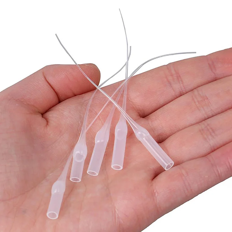 

100pcs/lot Pipette Micro-Tips for Plastic Glue Bottle Glue Extender Precision Applicator Lab Dispensing Pipette