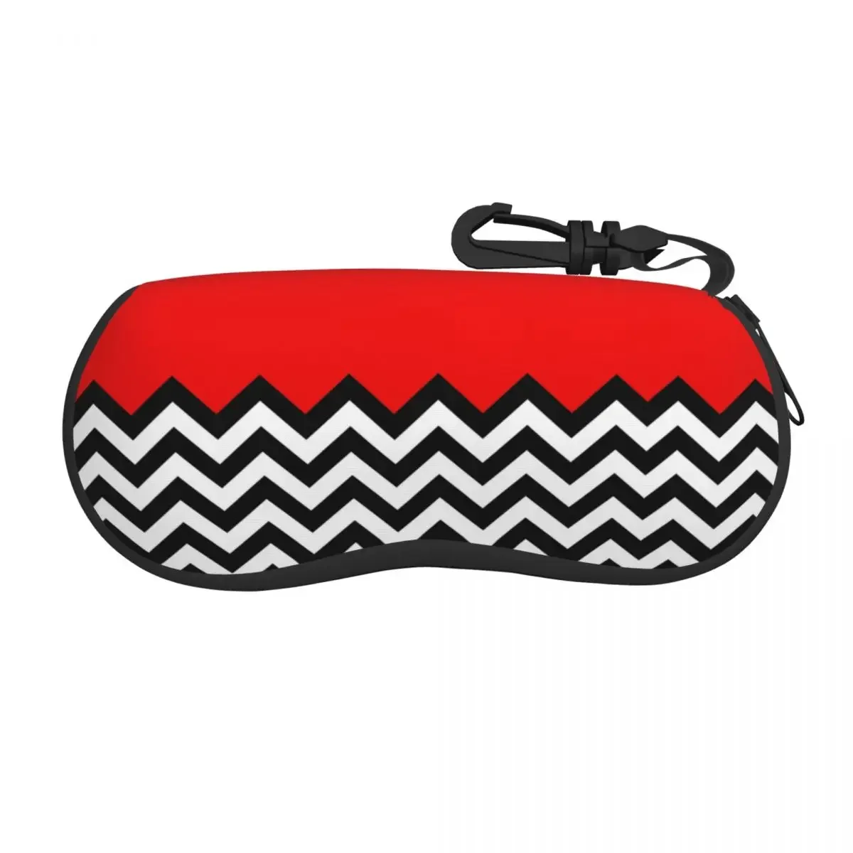 

Modern Twin Peaks Geometric Zigzag Eyeglass Glasses Case Men Women Soft Bohemian Sunglasses Protective Bag