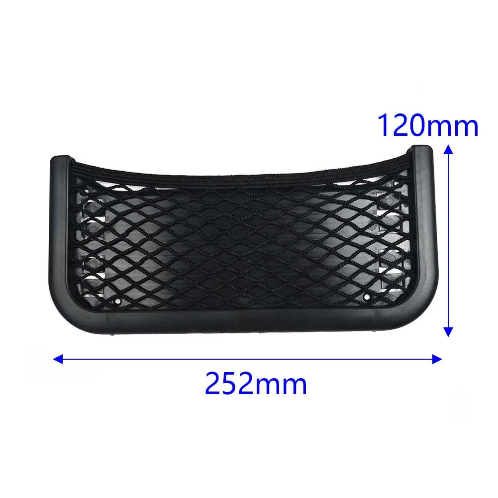 

1pair Car Trunk Rear Storage Cargo Luggage Nylon Elastic Net Holder For Car Van Pickup SUV MPV ORGANISER 252x120mm