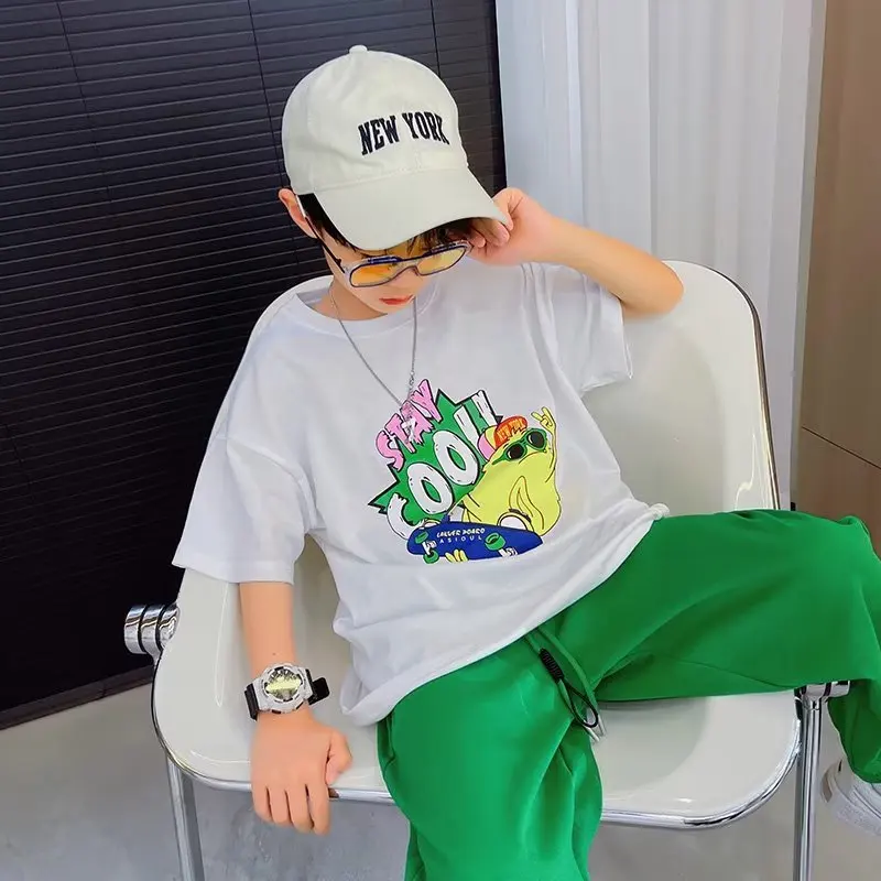 

T-shirts For Baby Tshirt Short Sleeve Tee Shirt Children's T-shirt Korea Korean Summer Clothes Infant Tops Boy Tees Kids Boys