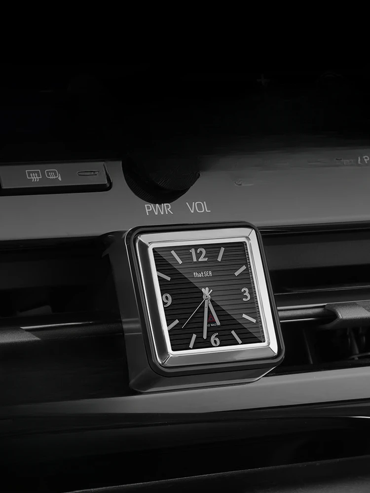 Фото Для Toyota Alphard 40 Series: Декоративные кварцевые часы для центральной консоли автомобиля, аксессуары для модификации интерьера №5