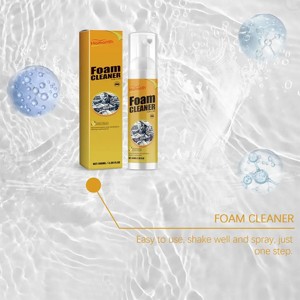 Очиститель автомобильной пены нейтральный PH очиститель салона автомобиля спрей