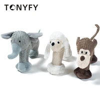 funny cute sheep animals linen dog toys funny squeaky pet puppy chew bite interactive toy pets dogs sounding pet toys supplies