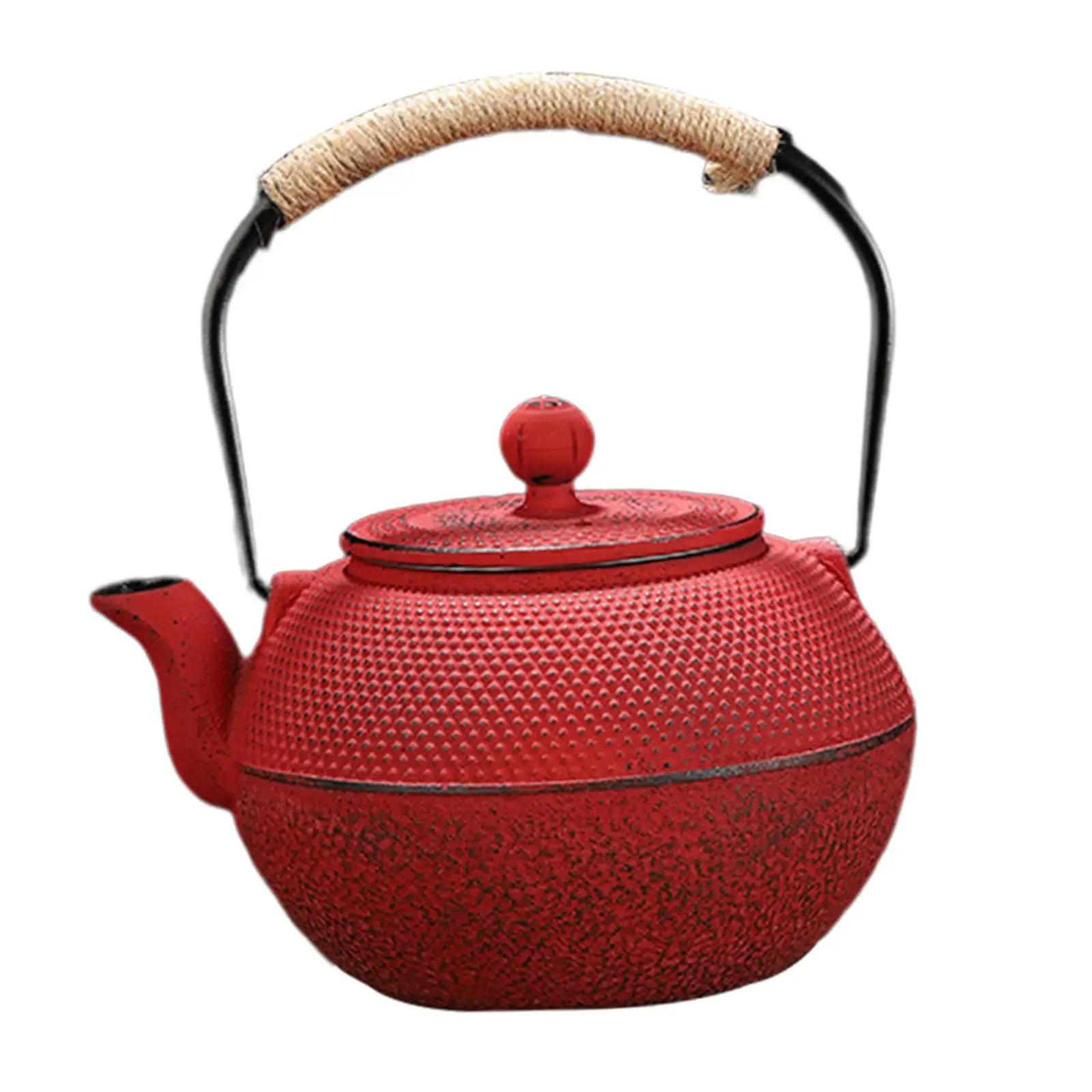 

Маленький чайник для чая в японском стиле, прочный, с изысканным подогревом, равномерно 1,2 л, чугунный, для гостиной, дома, кухни, ресторана