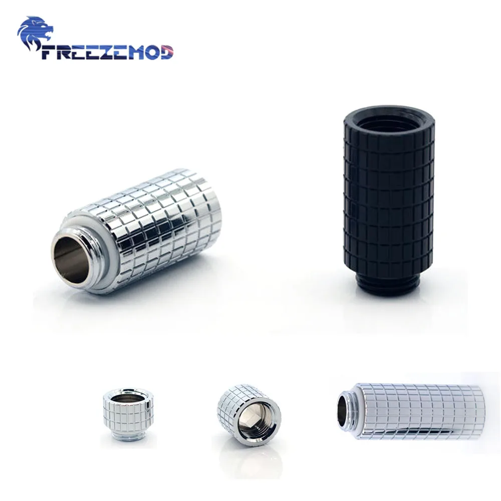 

FREEZEMOD Hexagonal fixed Male-Female 10/15/20/25/30/40mm Extender G1/4 Female to Male Adapter Extension Fitting Water Cooler