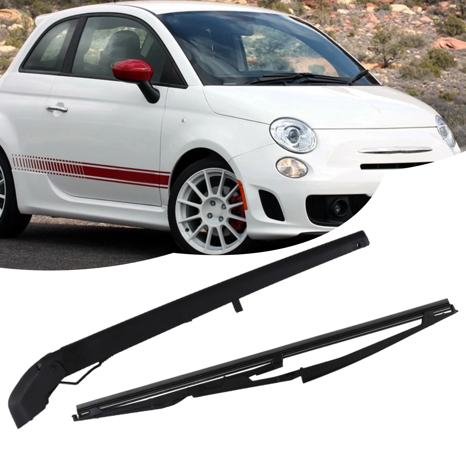 Задний стеклоочиститель для Fiat Panda Mk2 Hatchback 2003-2012, 33 см, для оптимальной видимости и эффективности (art.: 3920da50e0ead) - 3920da50e0ead