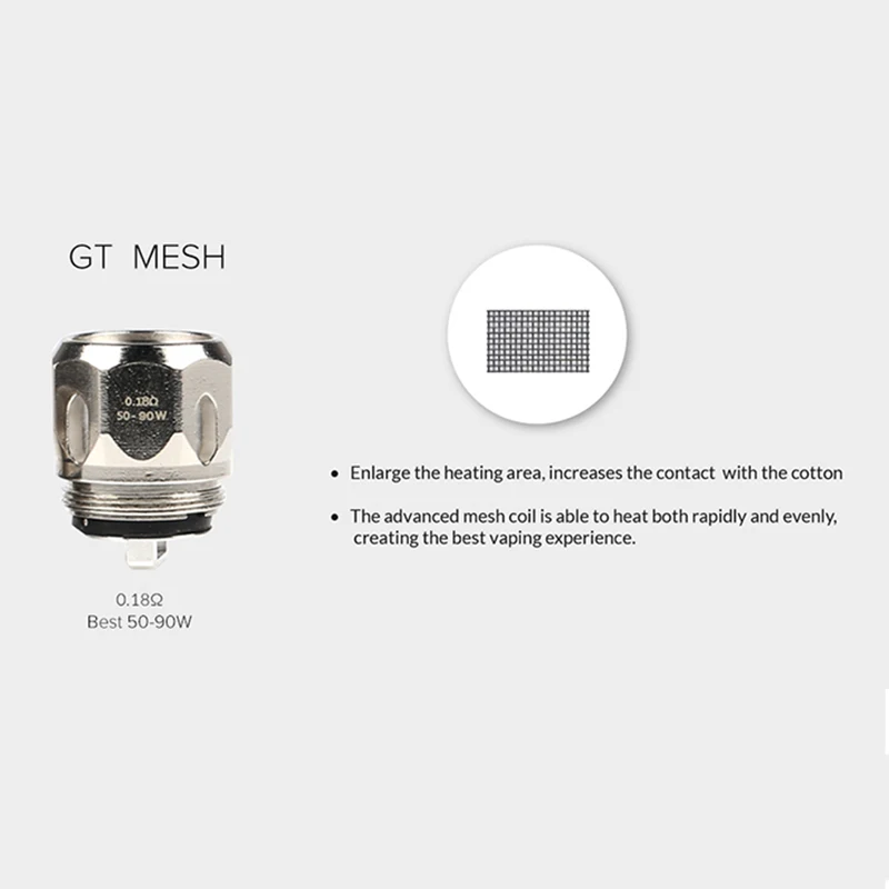 Фото Катушка GT Mesh GT2 GT4 GT6 GT8, сменная катушка для Vaporesso NRG Mini,SKRR,Revenger,SWAG II Kit, каскадная мини, каскадная детская №5