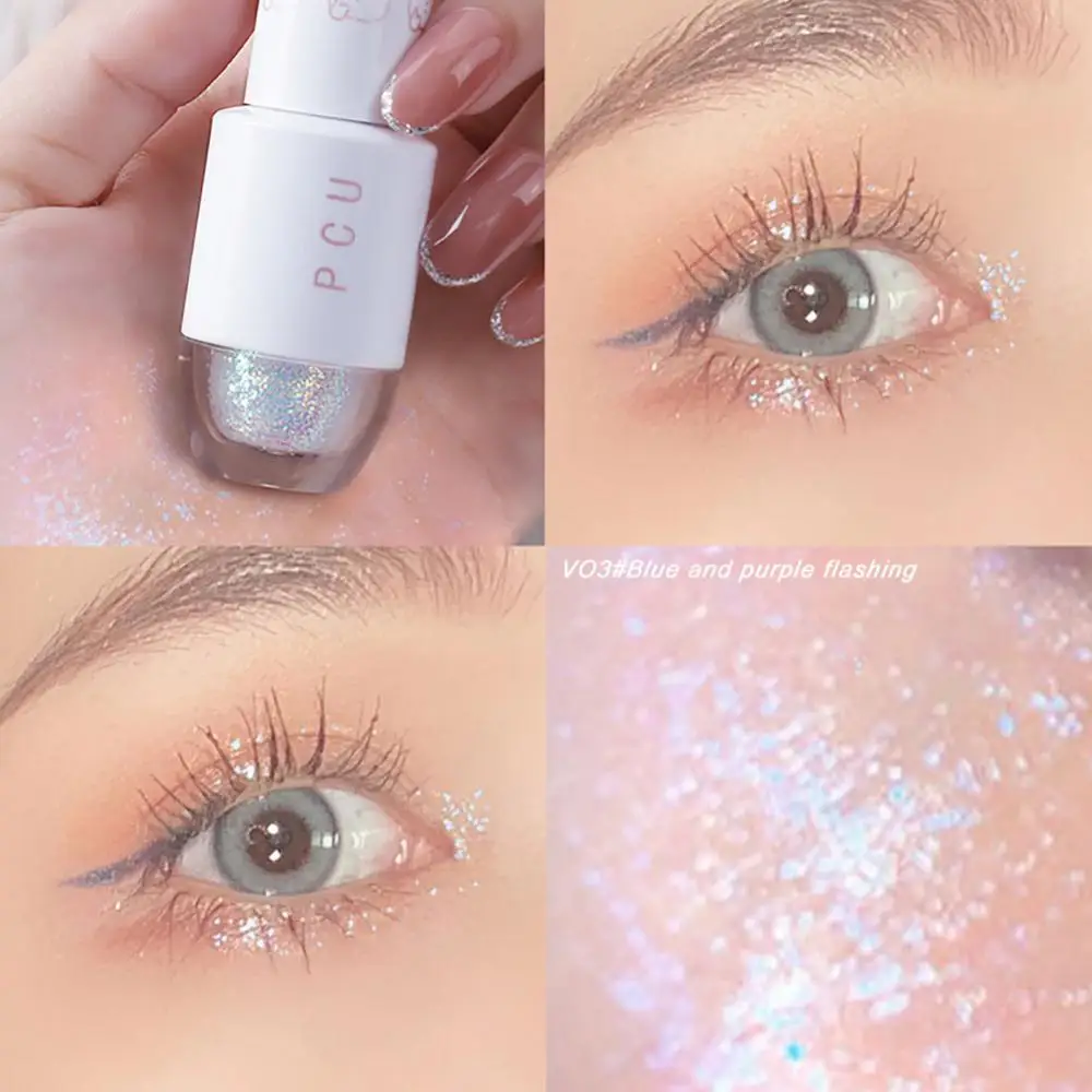 

Galaxy Glitter Liquid Eyeshadow Shimmer Shiny Sequins Pearlescent Highlighter Lasting Quick Dry Eye Shadow Brighten Eyes Makeup