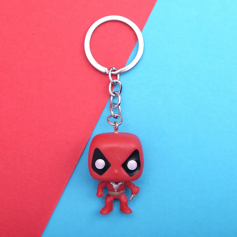 Брелок Marvel Q версия Человек-паук Дэдпул Тор Bandai