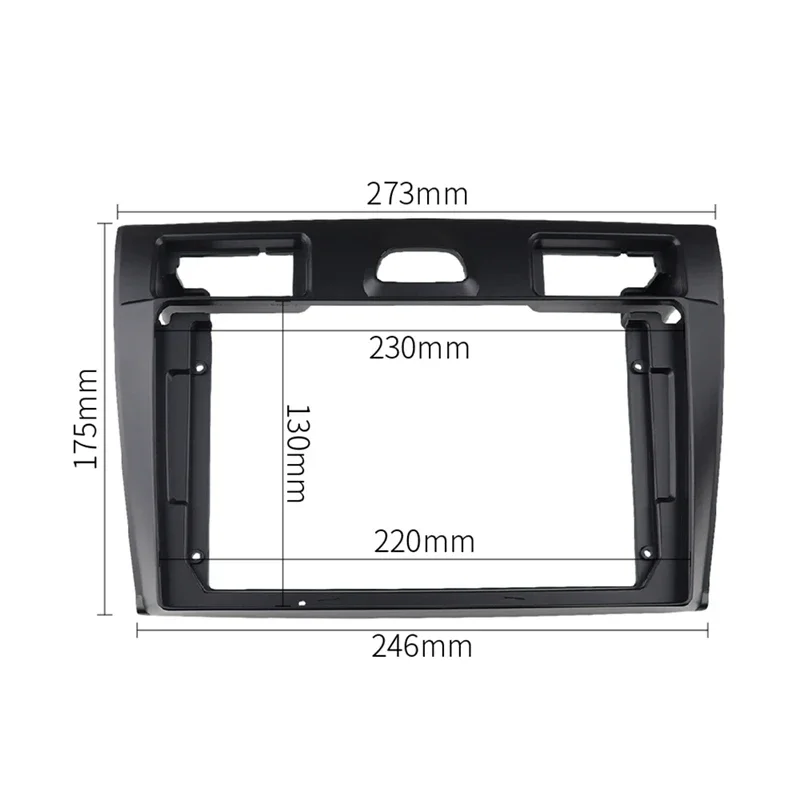 9-дюймовая рамка для автомобильного радиоприемника Ford Fiesta 2006-2011 автомобильная