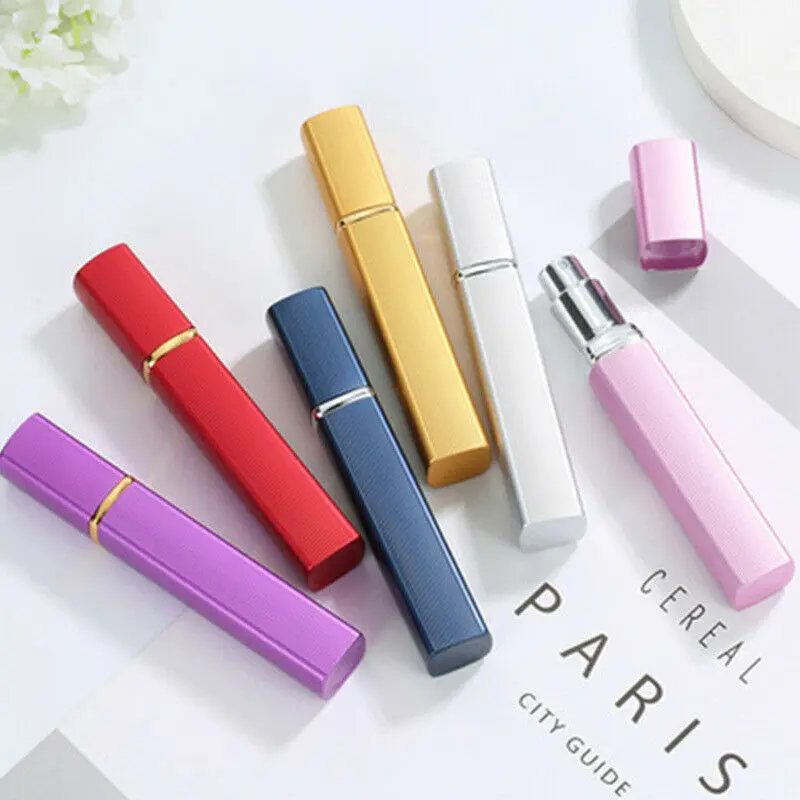 

12ml Portable Mini Refillable Perfume Bottle With Spray Scent Pump Travel Empty Cosmetic Containers Spray Atomizer Bottle