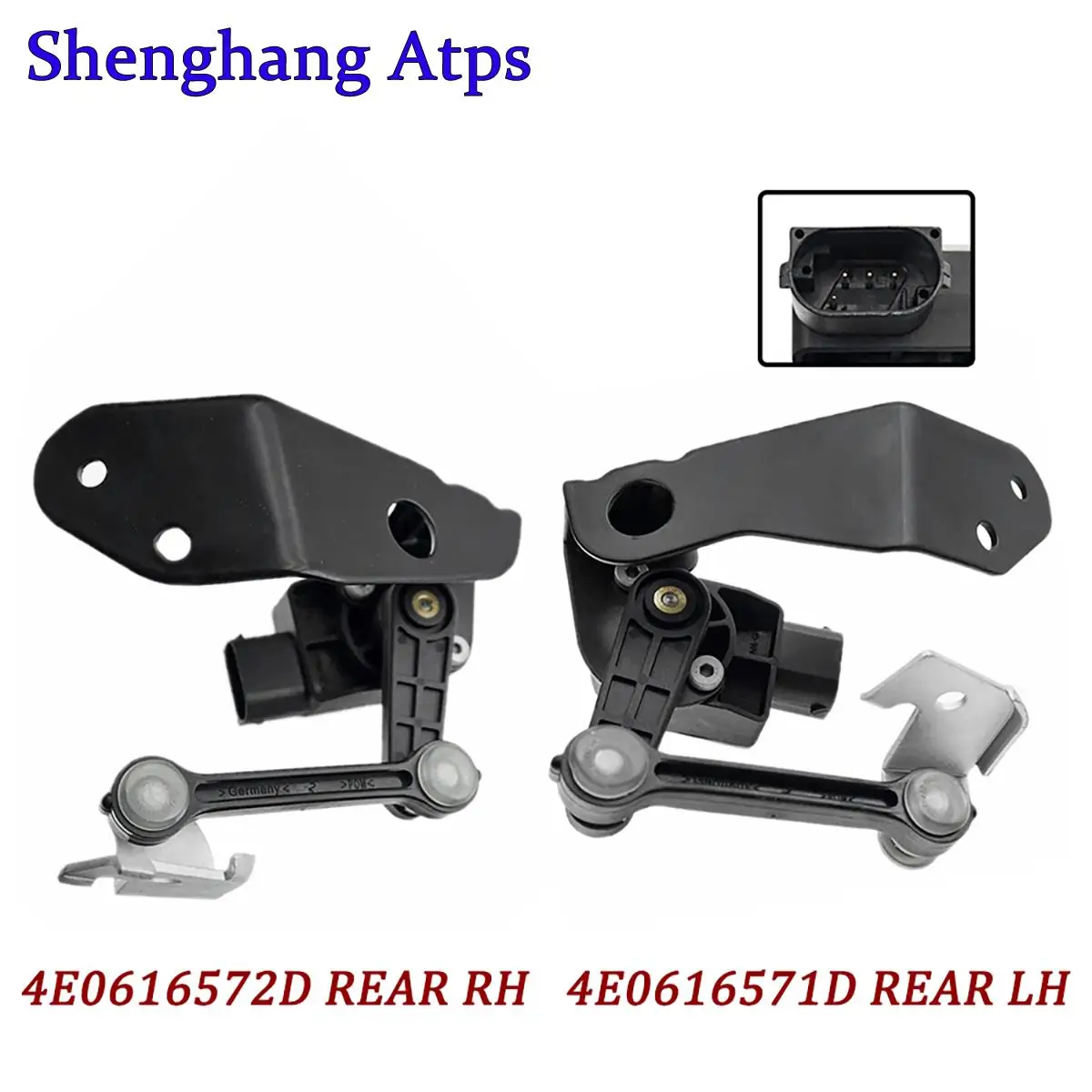 

Датчик уровня подвески высоты для Audi A8 Quattro S8 4,2 5,2 6,0L V8 4E0941285G 4E0941286E 4E0941286G 4E0616572D 4E0616571D