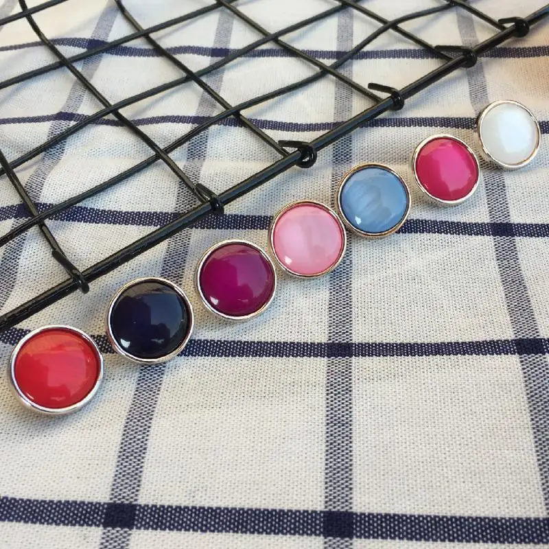 Пуговицы полимерные разноцветные для одежды пальто костюма кардигана швейные