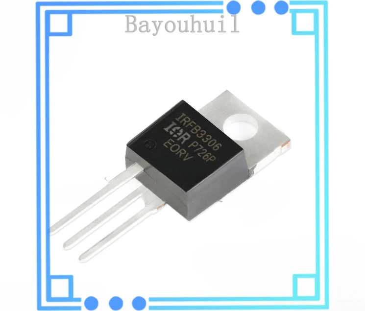

10PCS Original Genuine IRFB3306PBF TO-220 N Channel 60V 160A Straight Plug MOSFET Field Effect Tube