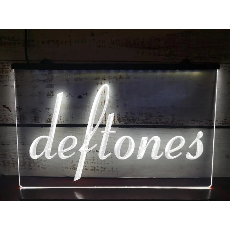 

Deftones Punk Muisc Bar Beer Neon светильник Sign
