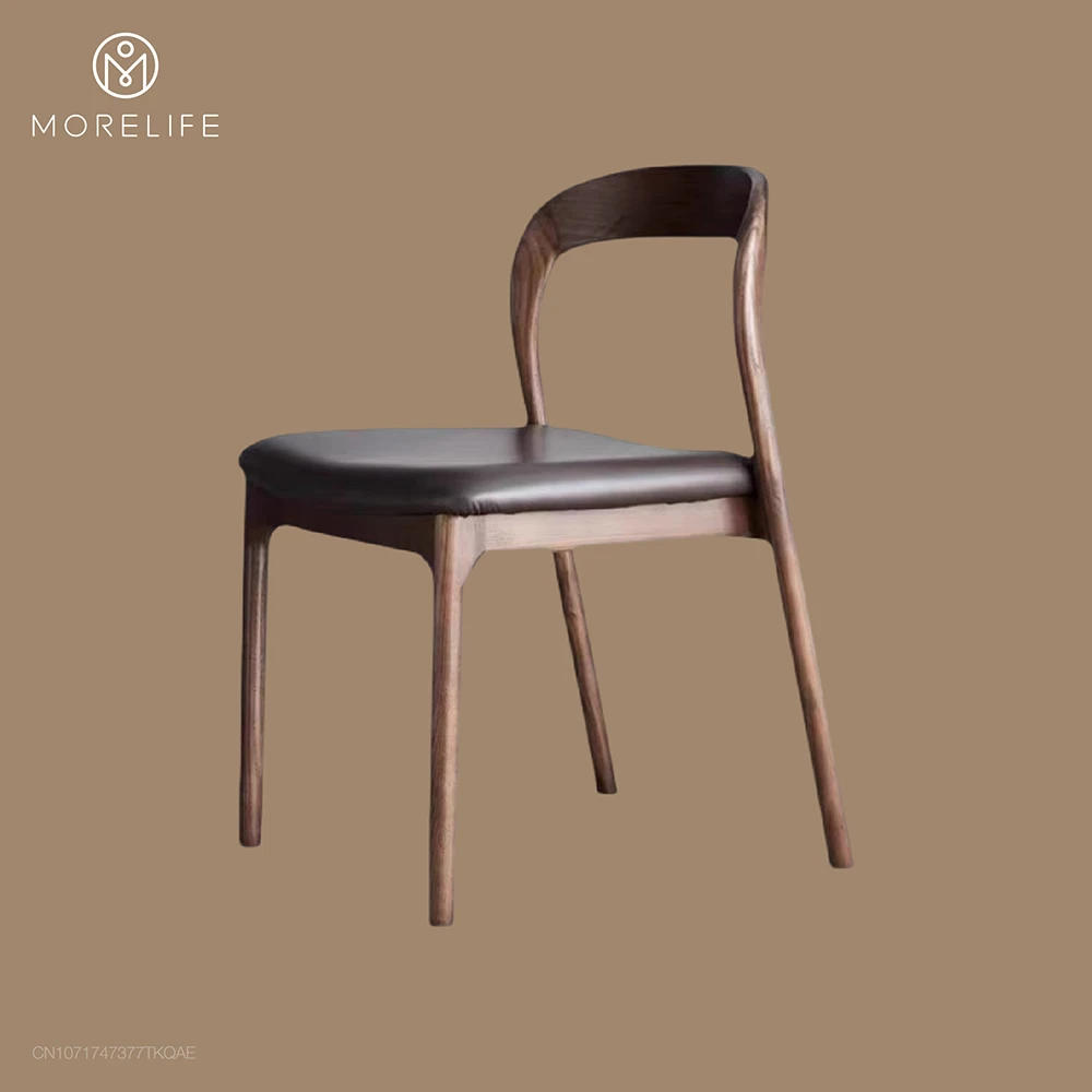 

Nordic solid wood dining chairs with comfortable backrest dining chairs restaurant furniture